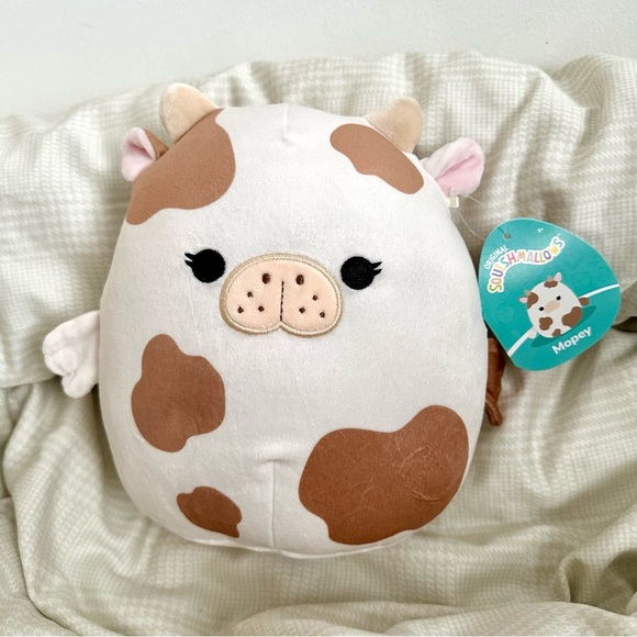 Squishmallows Other - BNWT 8” Mopey the Sea Cow Squishmallow 🐮🤎